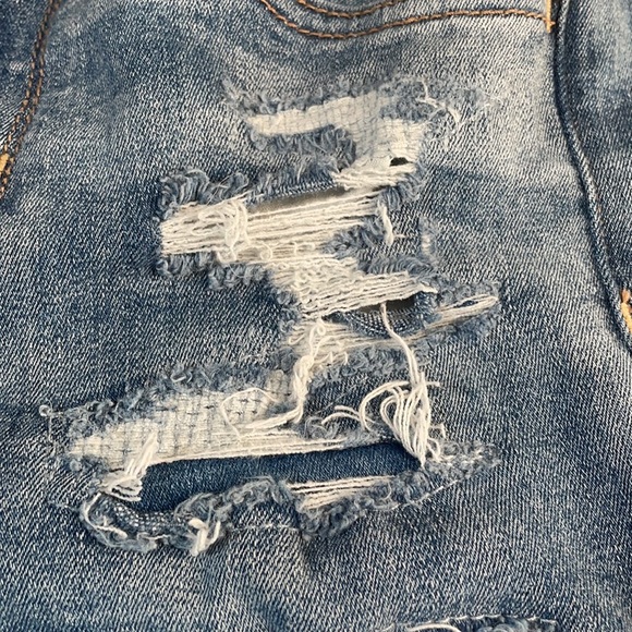 American Eagle Patched Jeans Size 0 - Picture 6 of 11